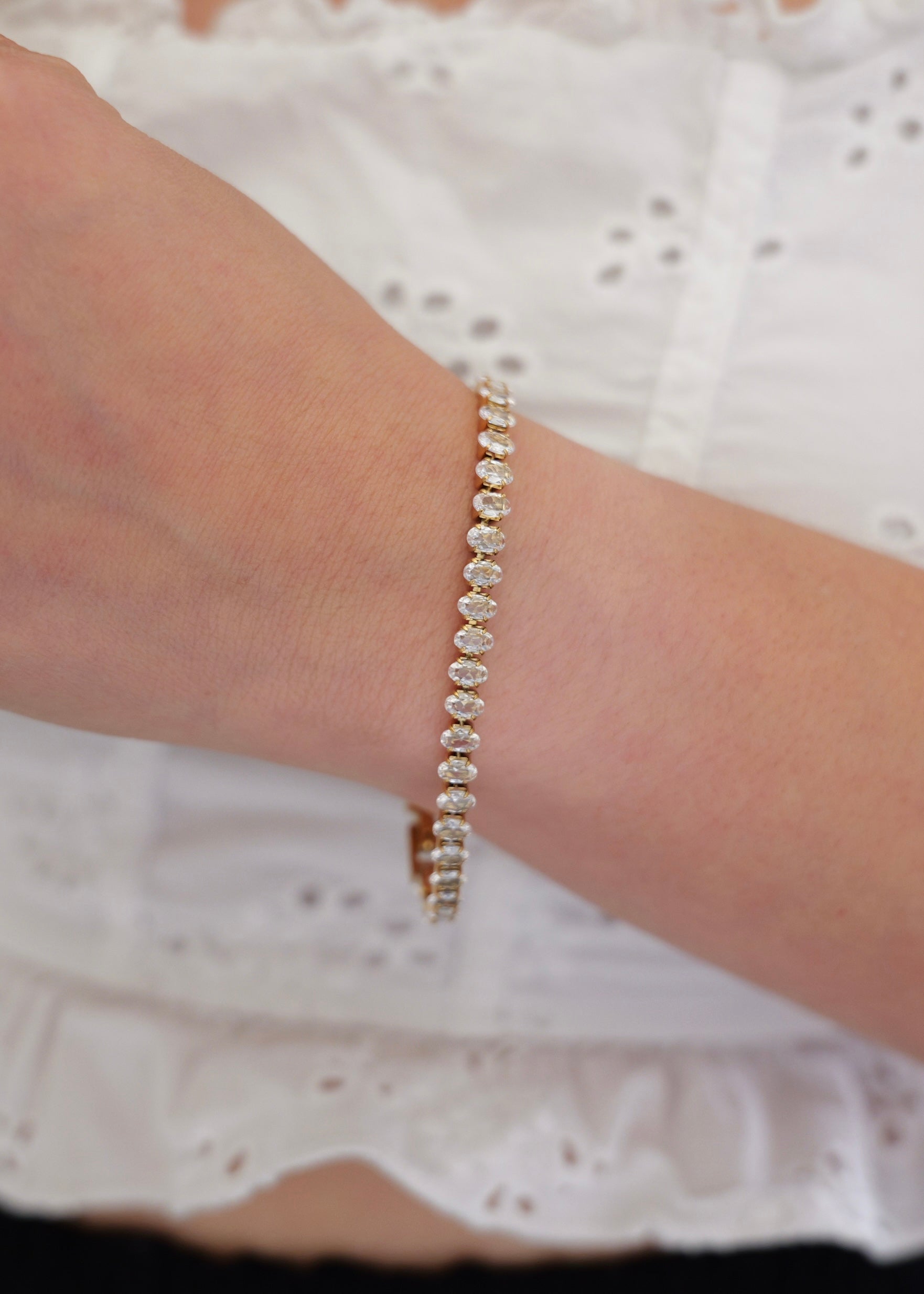 Lumi Stainless Steel Tennis Bracelet