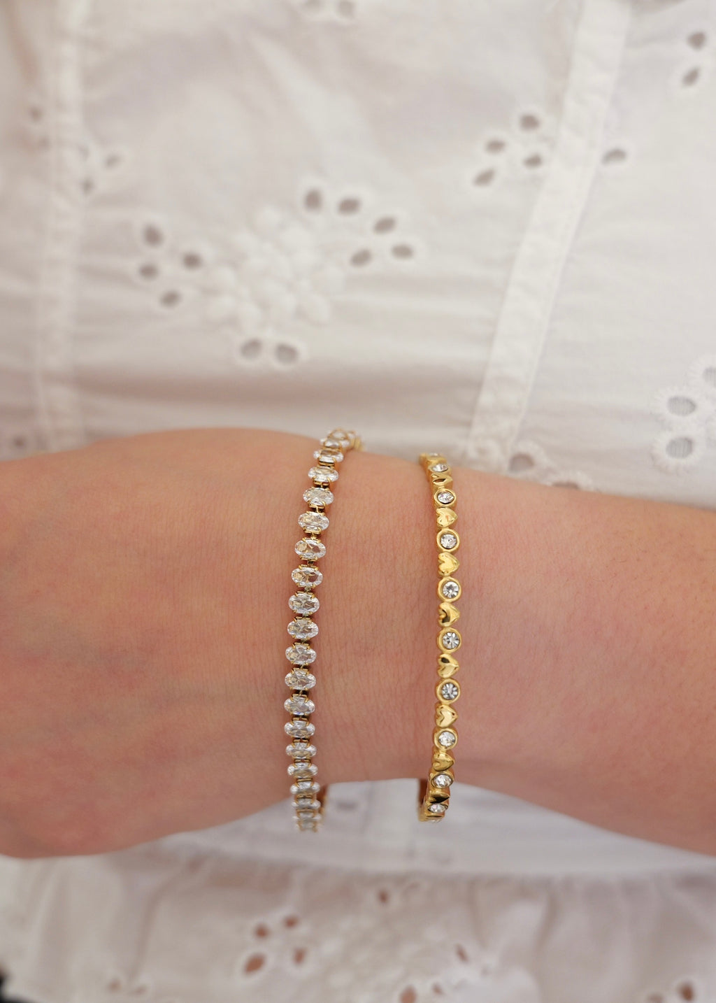 Lumi Stainless Steel Tennis Bracelet