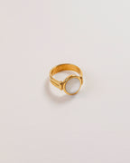 Francesca Non-Tarnish Mother of Pearl Ring