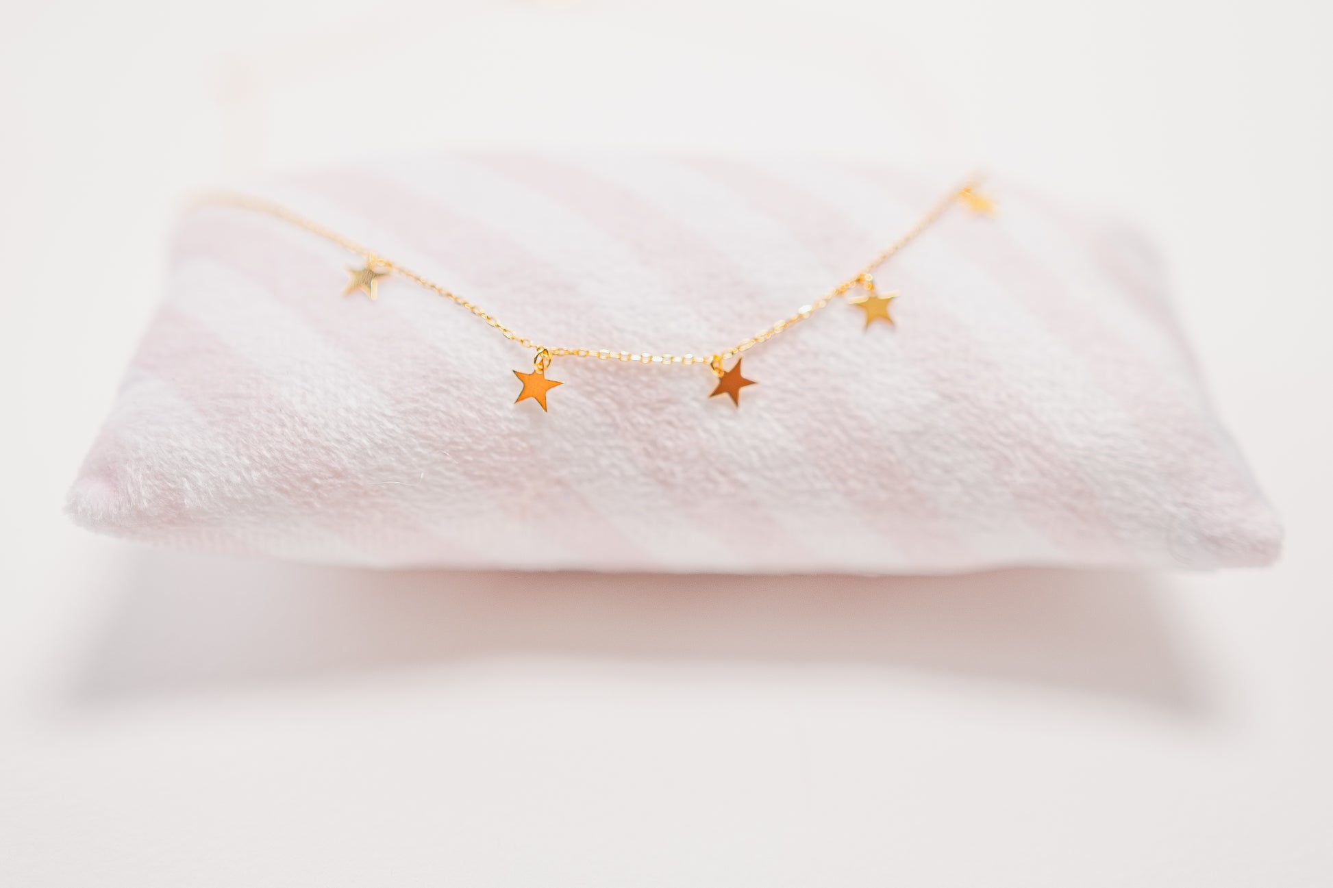 Gold Mini Star Dainty Charm Necklace