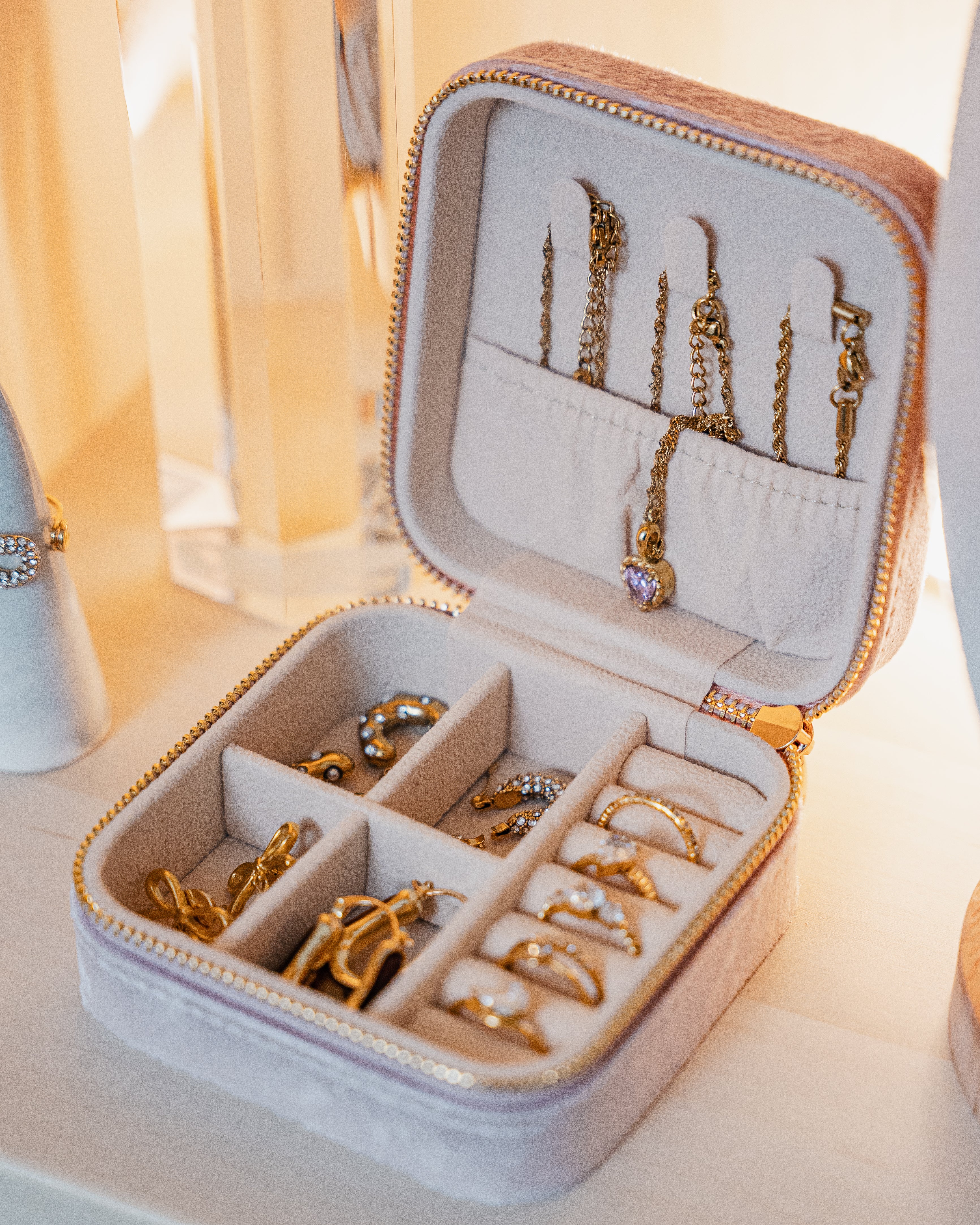 Ligisol Velvet Jewelry Box