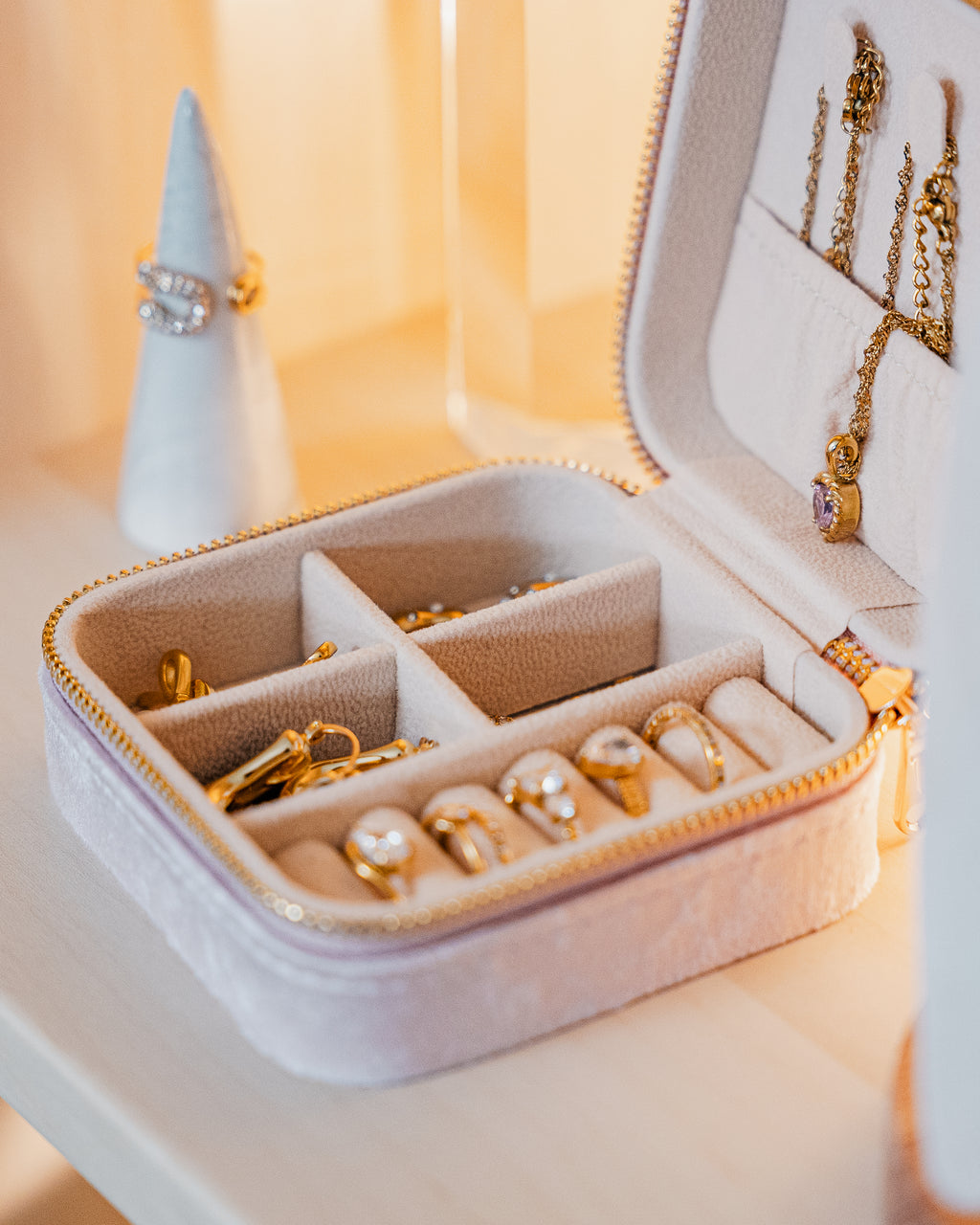Ligisol Velvet Jewelry Box