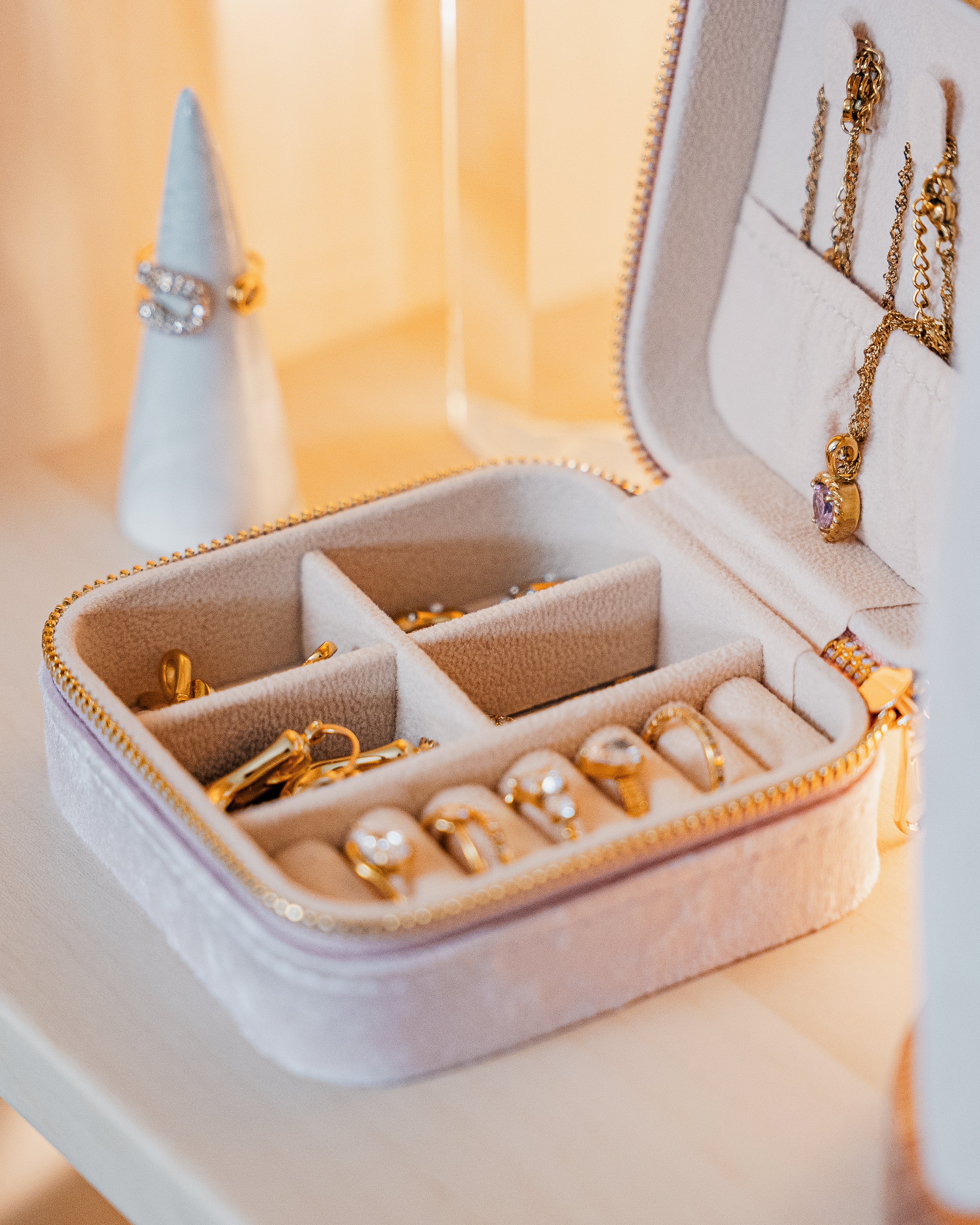 Ligisol Velvet Jewelry Box