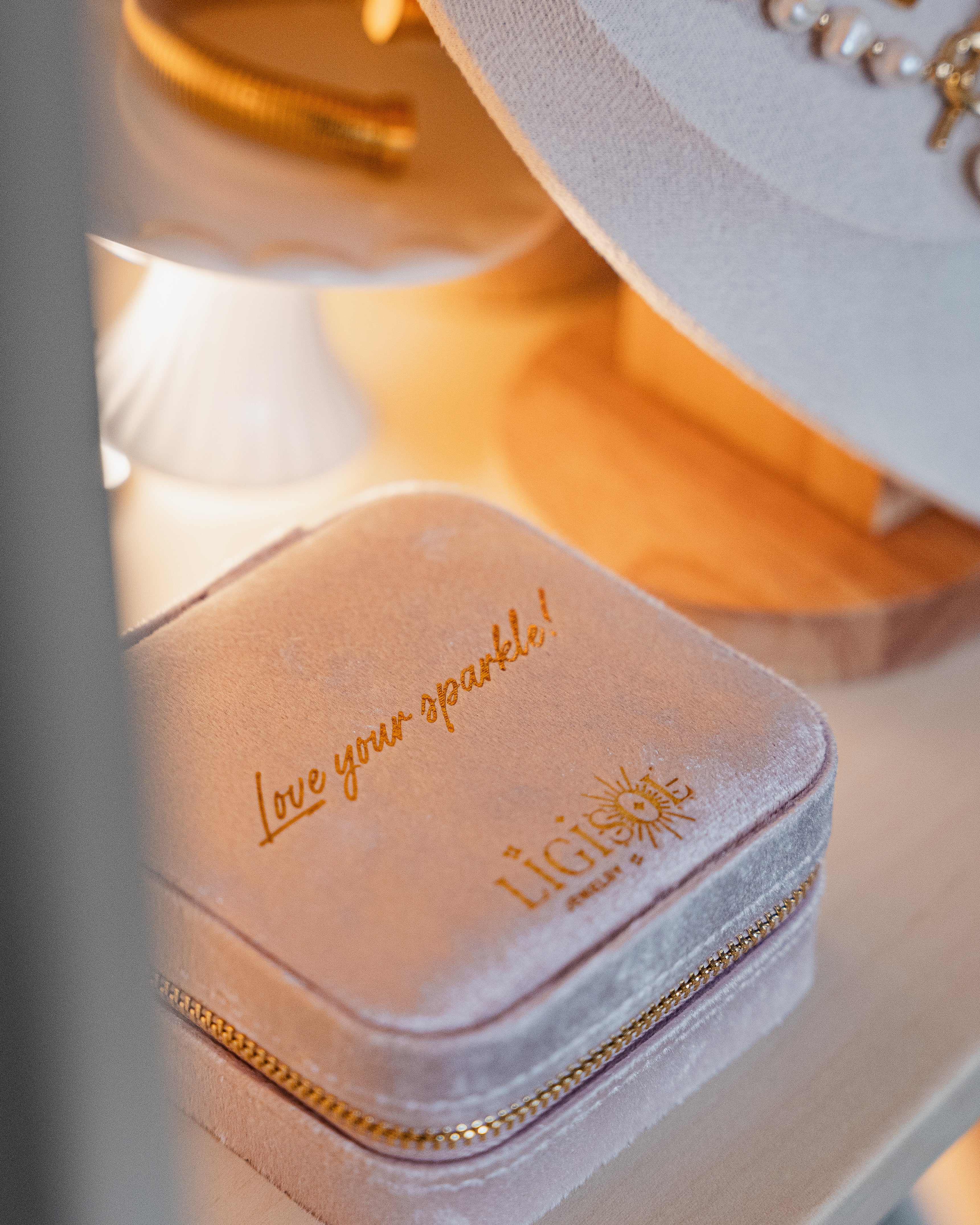 Ligisol Velvet Jewelry Box