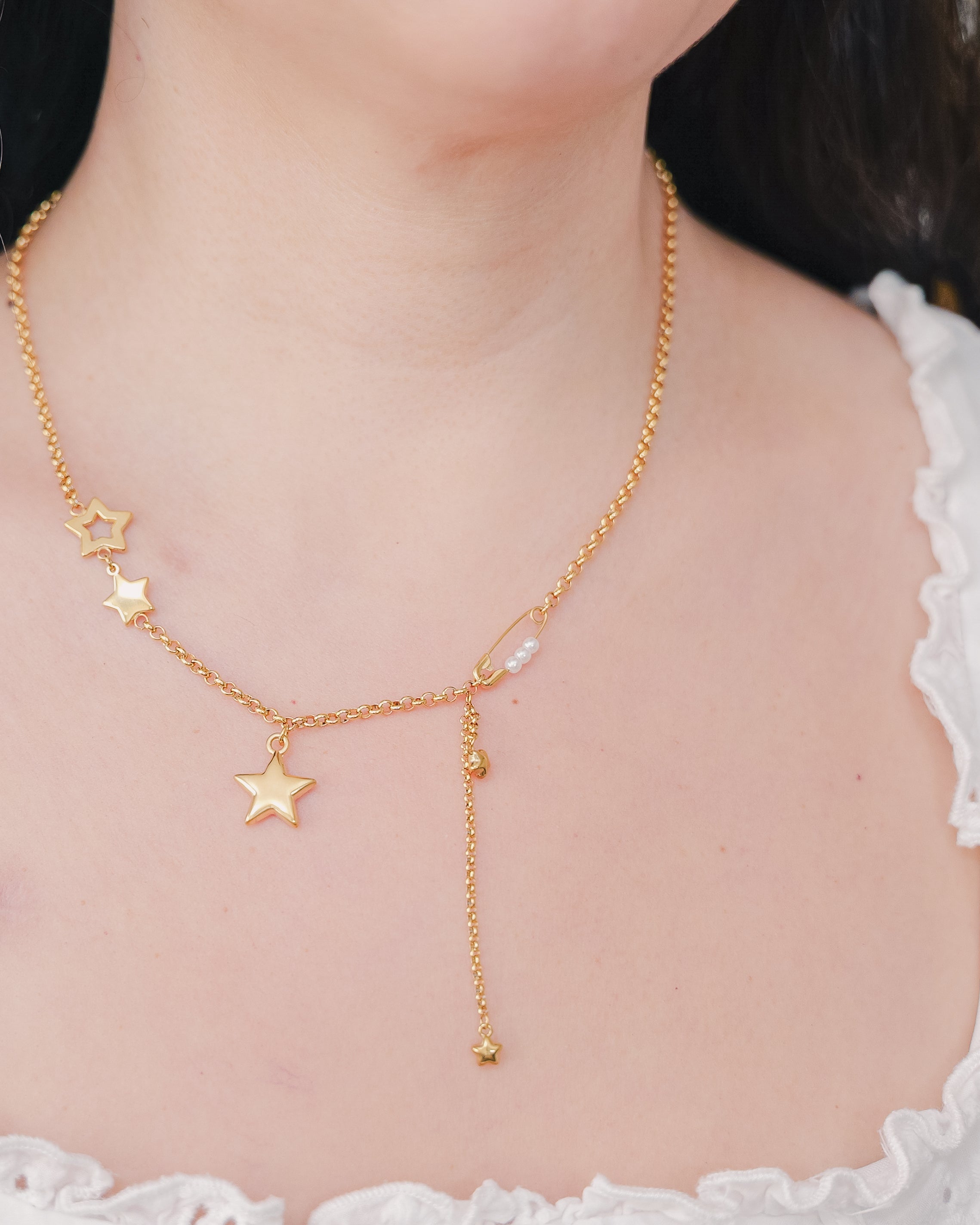 Esme Twinkling Star Non Tarnish Necklace