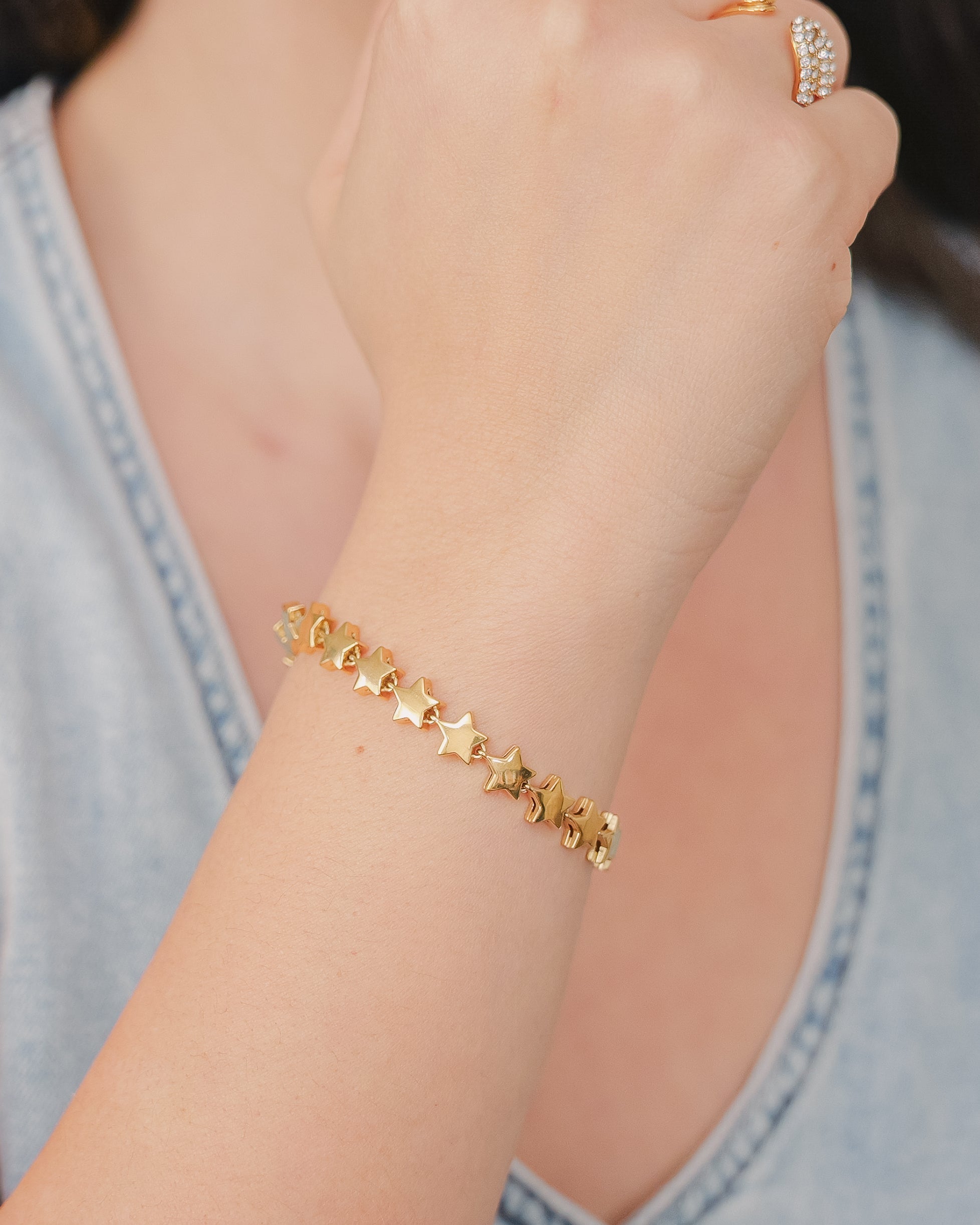 Esme Non Tarnish Star Bracelet