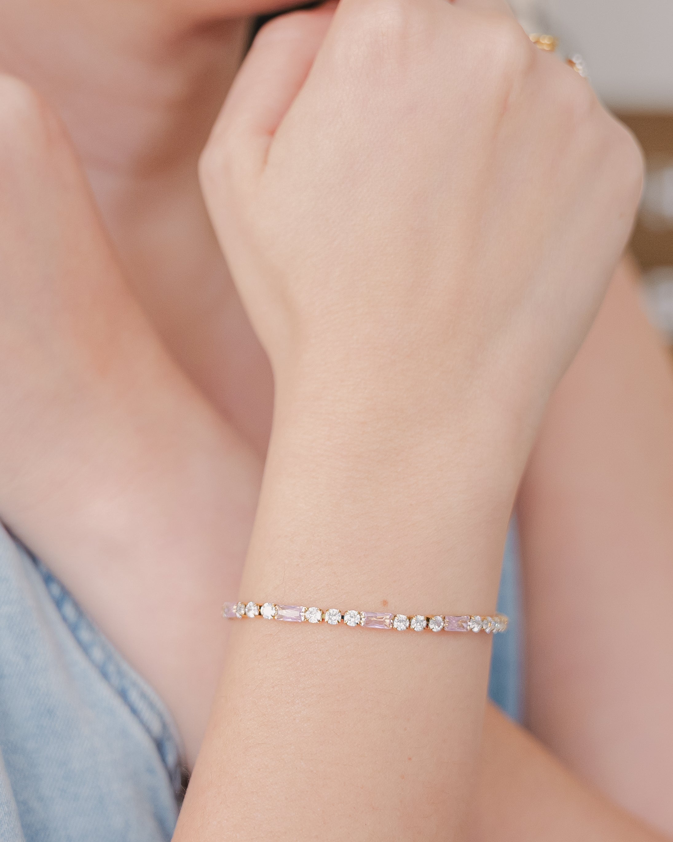 Chelsea's Sister Pink Tennis Bracelet