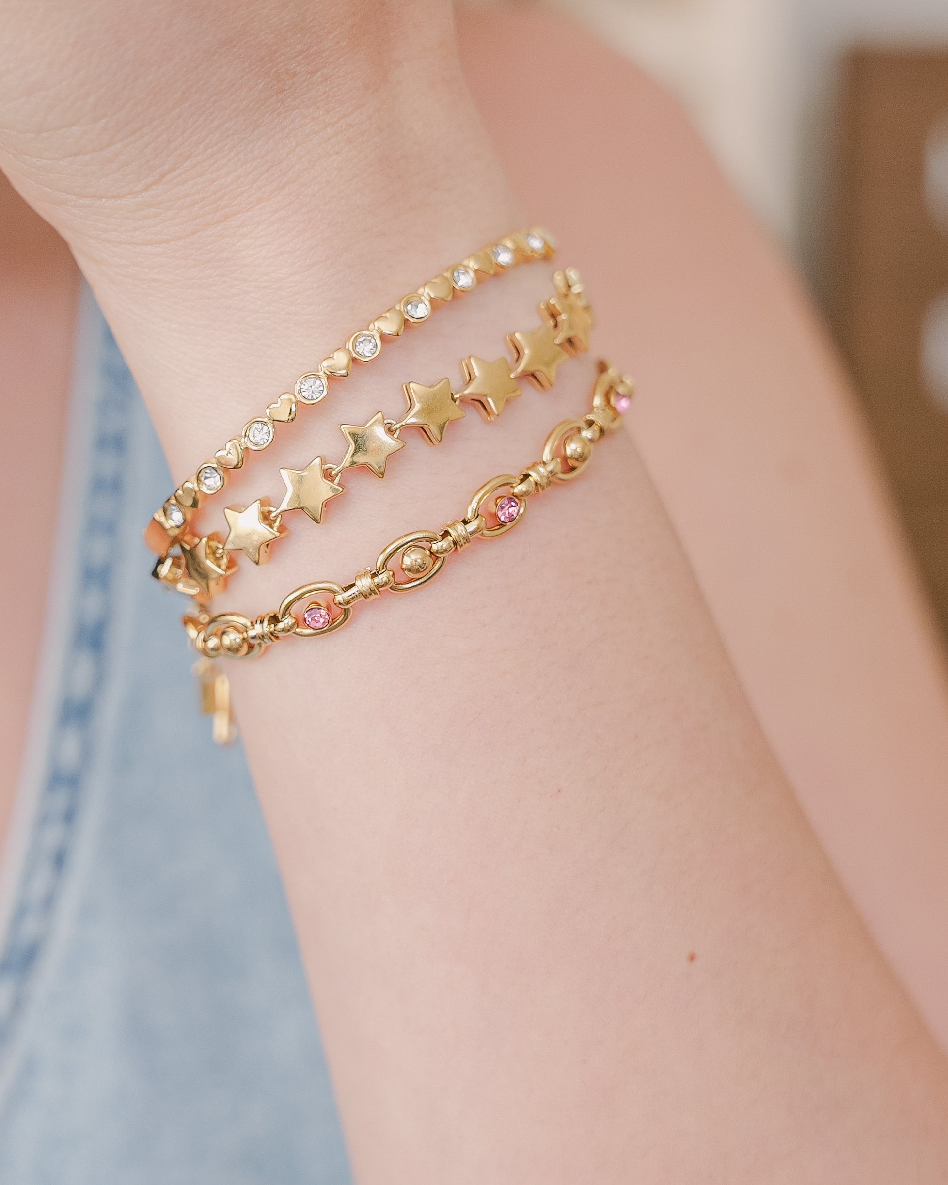 Chelsea's Sister Pink Tennis Bracelet