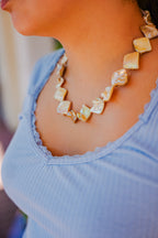 Pearl Tide Natural Shell Non-Tarnish Waterproof Necklace