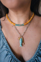 Blue Pesca Necklace