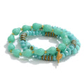 Sandy Toes Beaded Waterproof Bracelet Stack | Non-Tarnish Coastal Bracelet