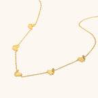 Flutter Baby Butterfly Necklace – 18K Gold Stainless Steel Dainty Butterfly Chain, Waterproof Hypoallergenic, Cute Everyday Necklace