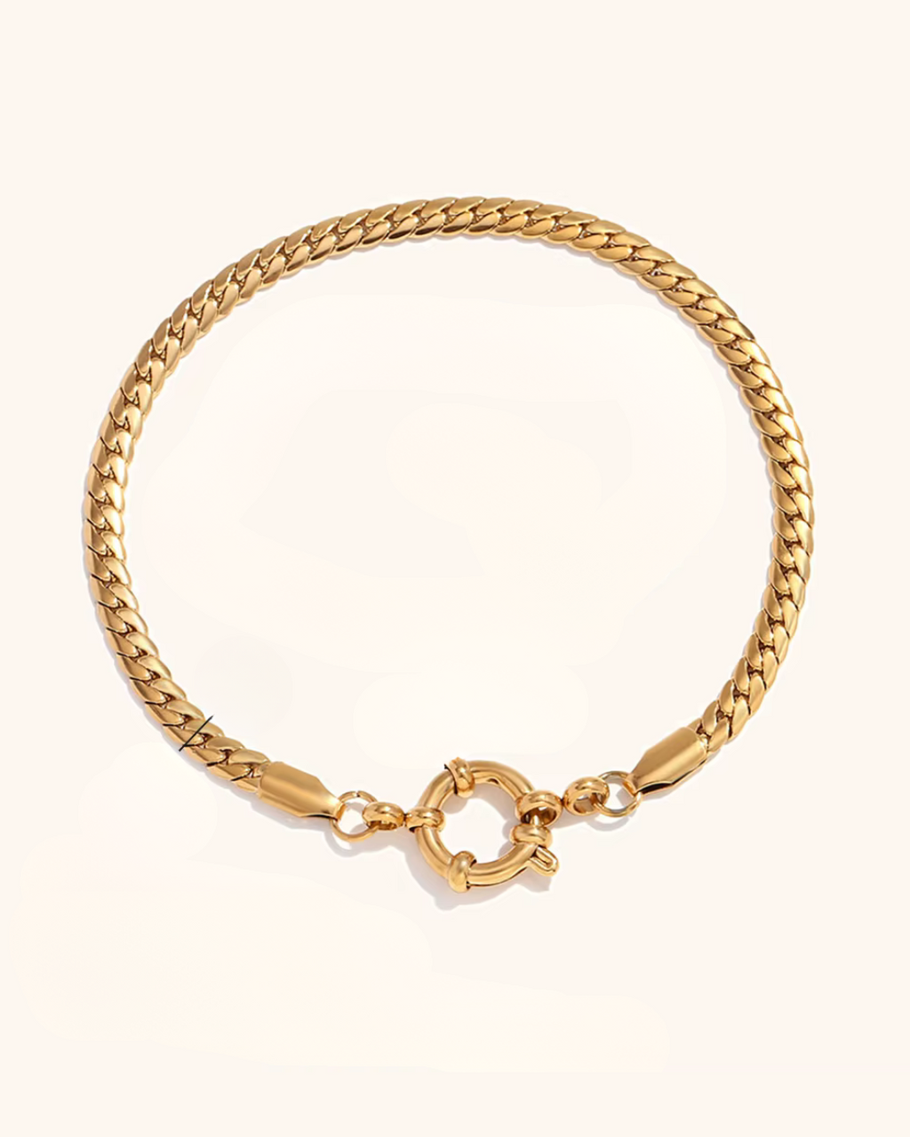 Stainless Steel Charm Holder Bracelet