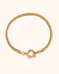 Stainless Steel Charm Holder Bracelet