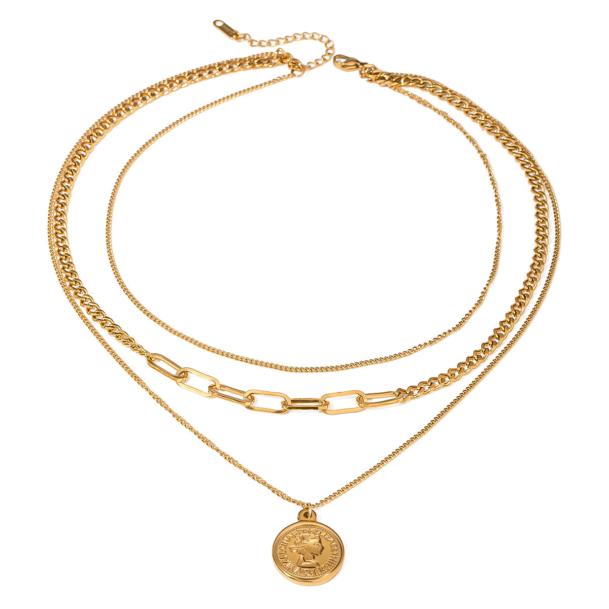 Milan Layer Stainless Steel Necklace