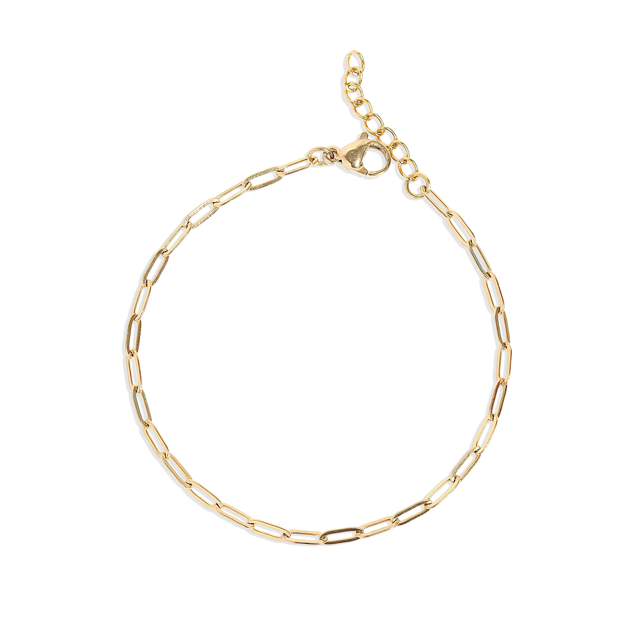 Melissa Gold Stainless Steel Paperclip Chain Bracelet