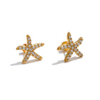 Esme at the beach stud earrings