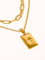 Gabin 18K Gold Non-Tarnish Layered Astro Chain Necklace