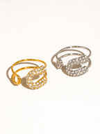 Lory 18K Gold Non-Tarnish Rhinstone