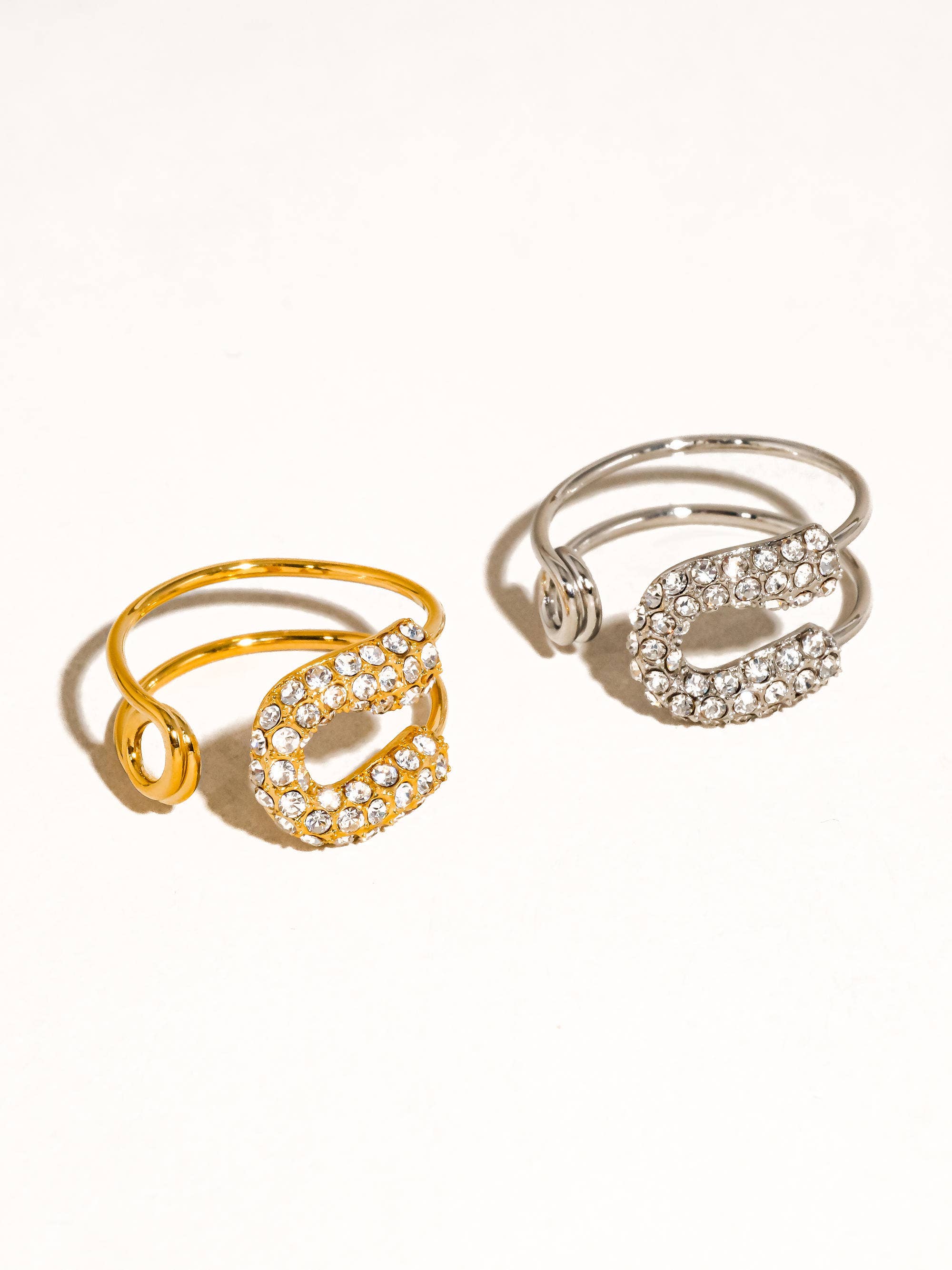 Lory 18K Gold Non-Tarnish Rhinstone