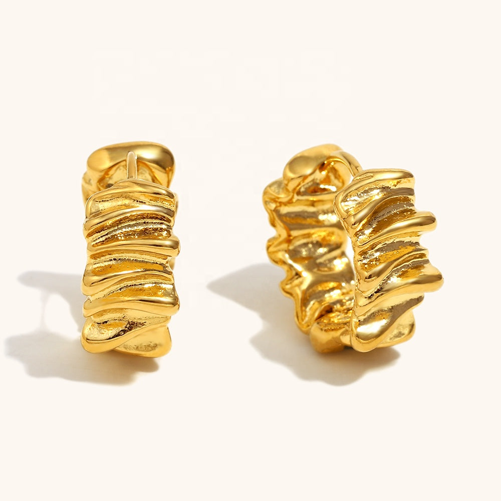 Francis Textured Hoops