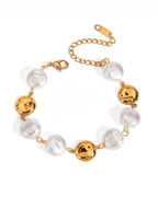 Margot Stainless Steel Pearl Bracelet