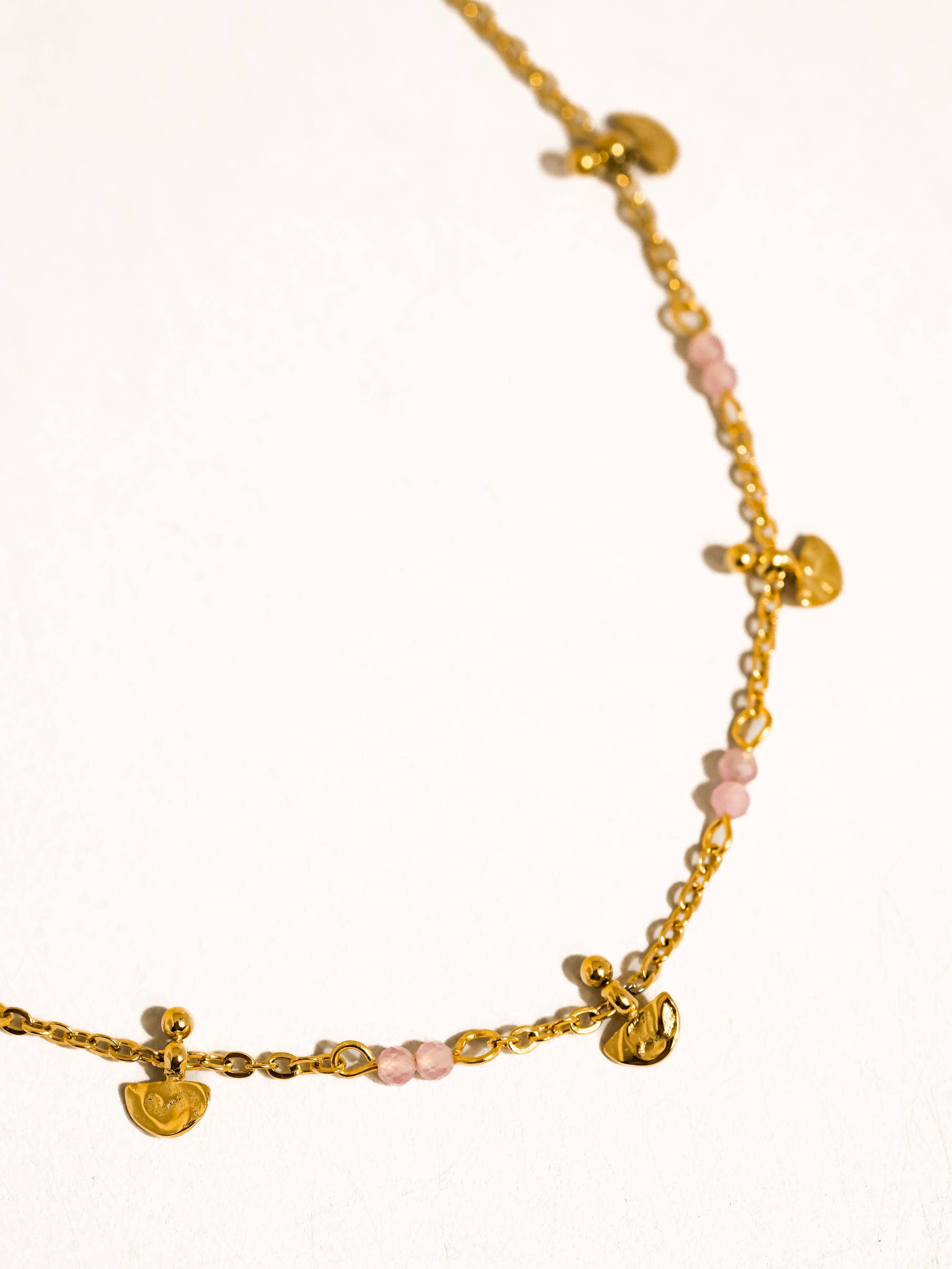 Mia 18K Non-Tarnish Beaded Chain Necklace
