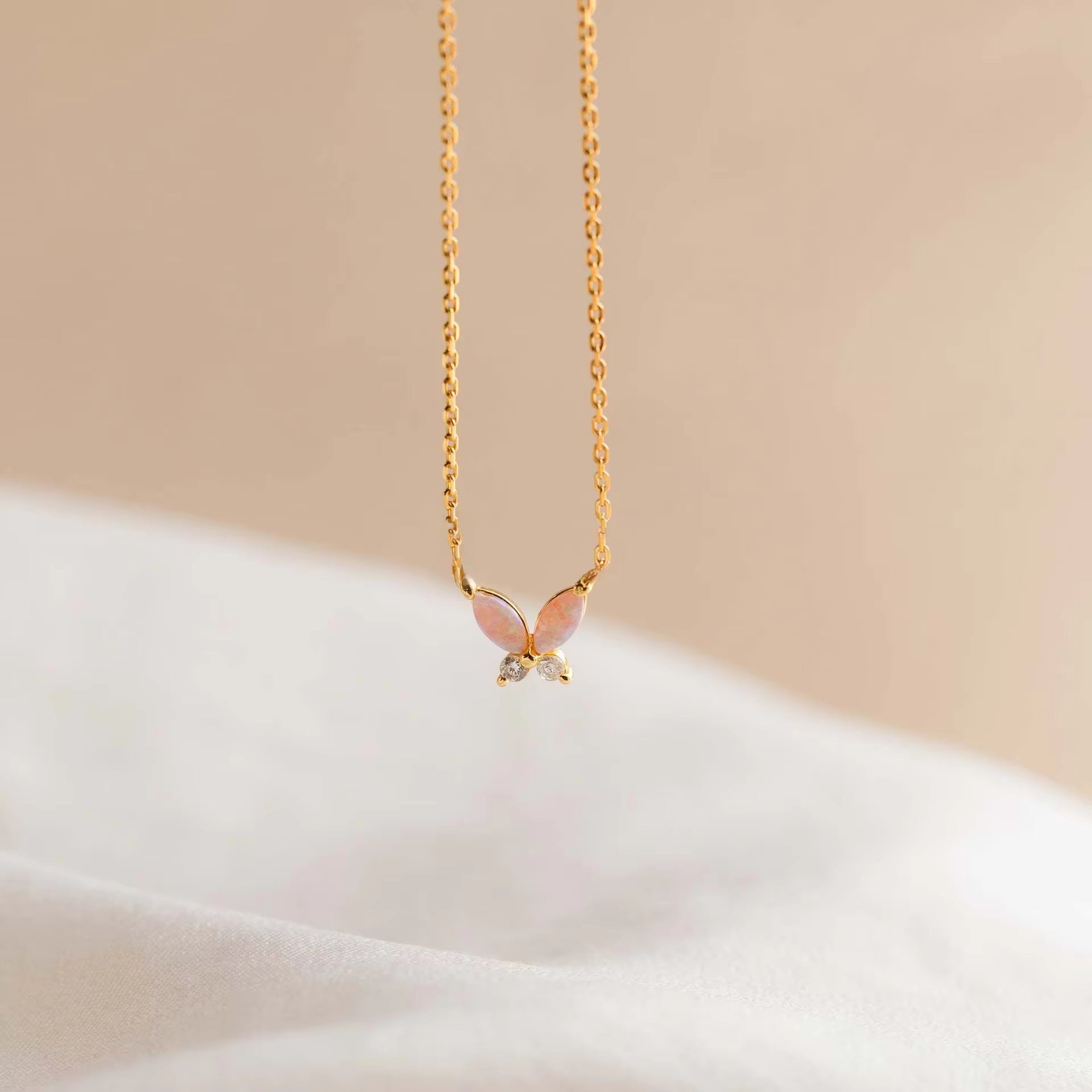 Noa Butterfly Necklace Non-Tarnish & Waterproof