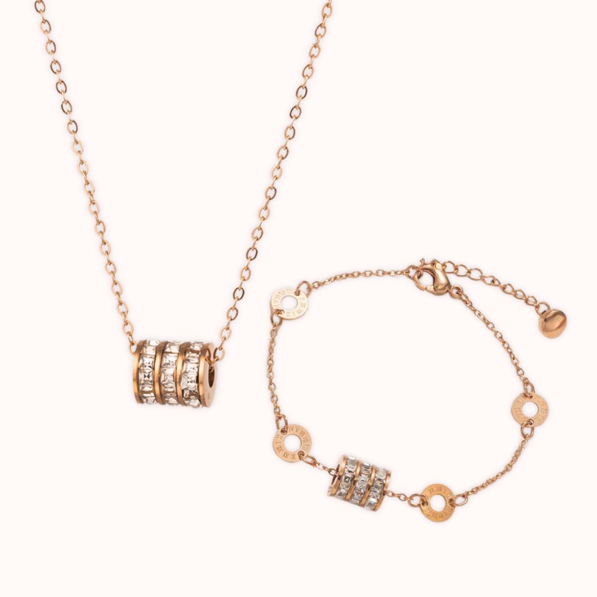 The Classic It-Girl Necklace and Bracelet Set