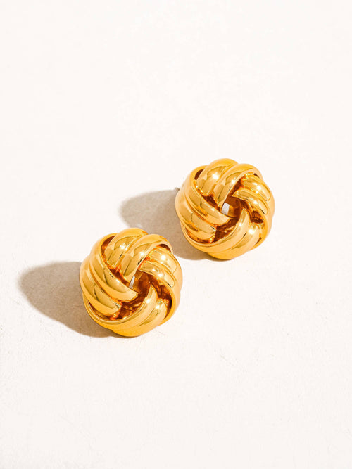 small non tarnish gold studs