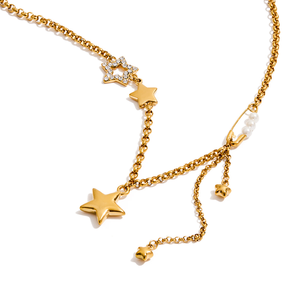 Esme Twinkling Star Non Tarnish Necklace