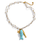 Blue Pesca Necklace
