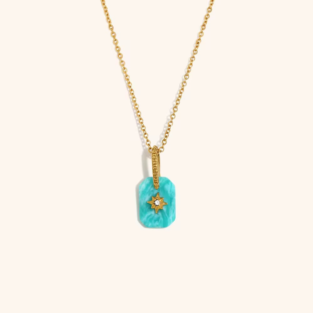 Starry Night Stainless Steel  Necklace